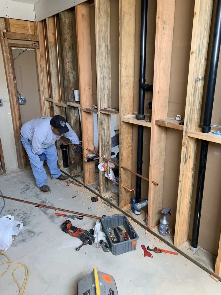 Commercial rough-in plumbing for Gas Line Repair in Bennington Place